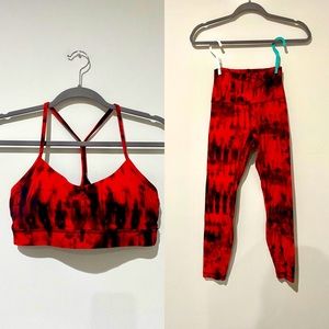 Lululemon tie dye set